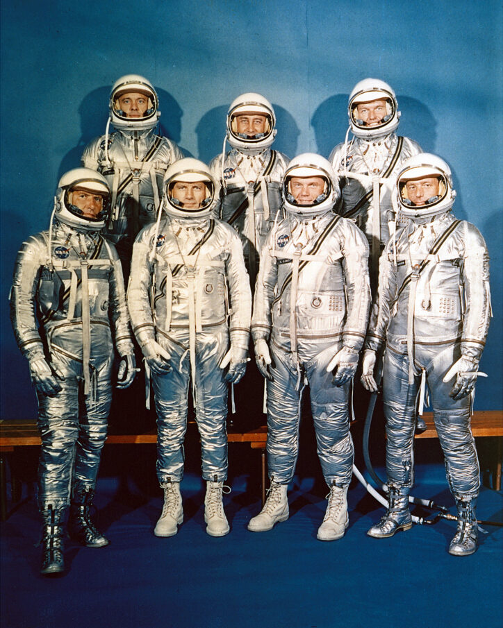 Mercury mission crew photo