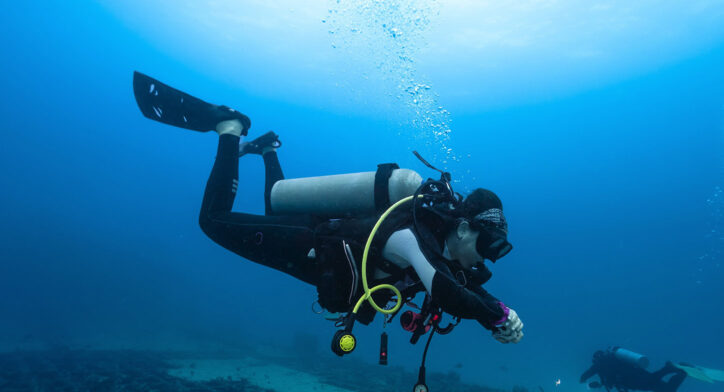 Photo of a scuba diver