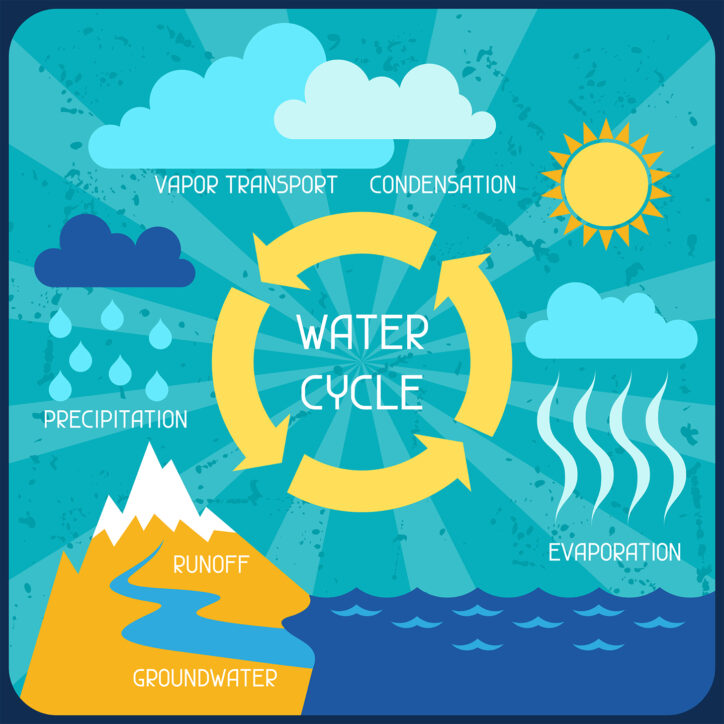 Diagram of the water cycle